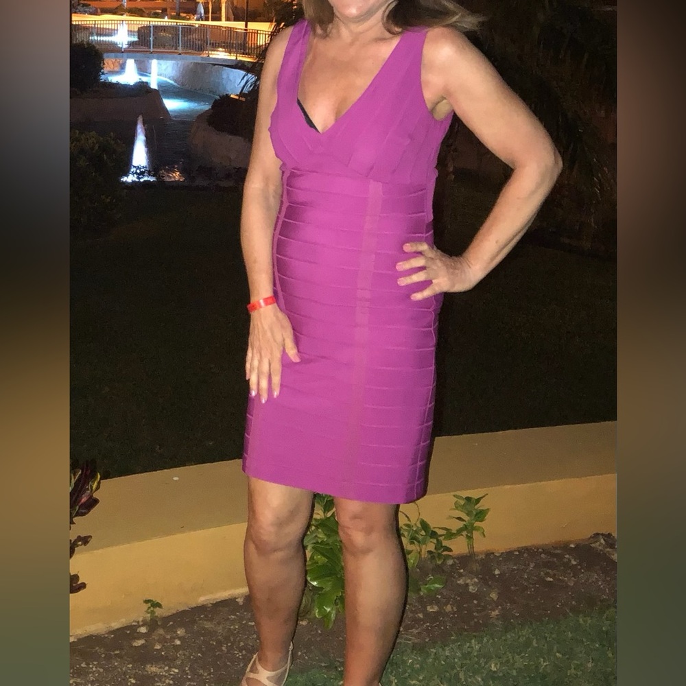 Guess Vibrant Pink Mini Dress